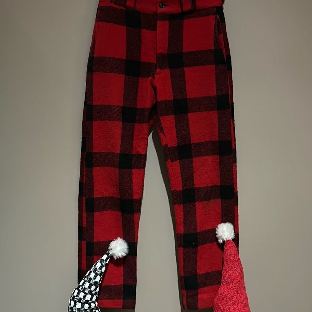 Johnson Woolen Mills Buffalo Plaid Wool Pants